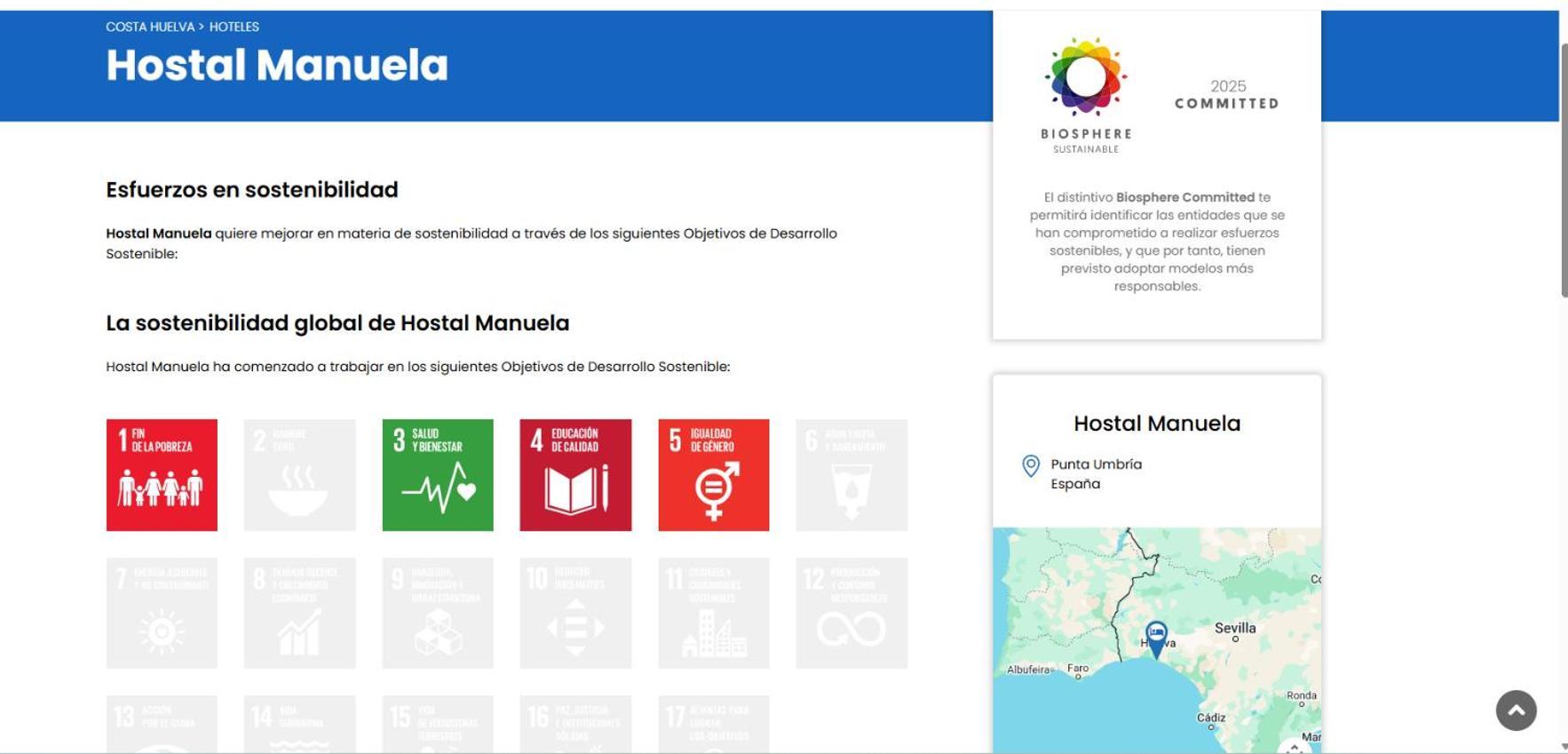 Hostal Manuela Пунта-Умбрія Екстер'єр фото